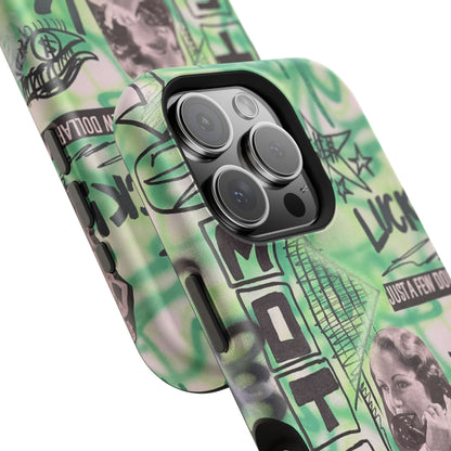 MagSafe "lust over luck" airbrush iPhone case