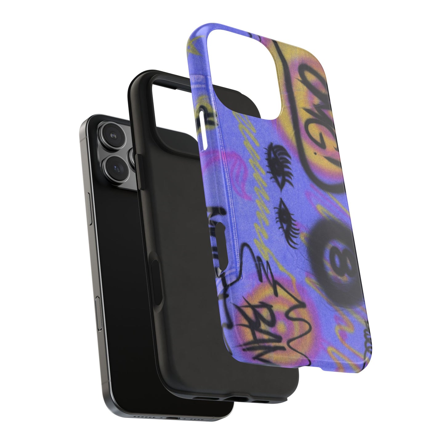 "eye$ on lies" airbrush iPhone case