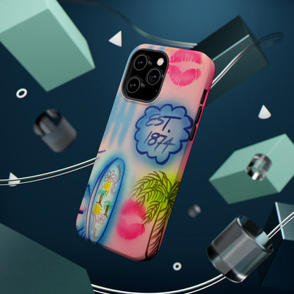 MagSafe "in the wave" airbrush iPhone case