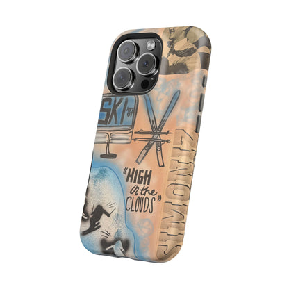 MagSafe „high in the clouds“ Airbrush iPhone Hülle