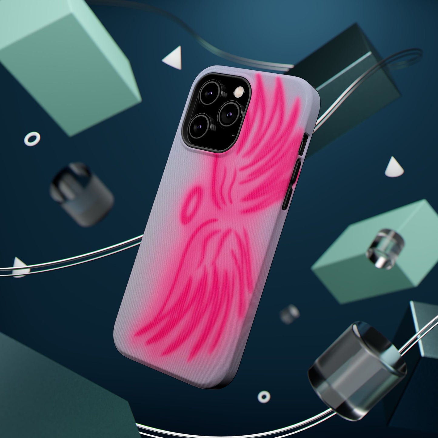 MagSafe "angel wings" airbrush iPhone case