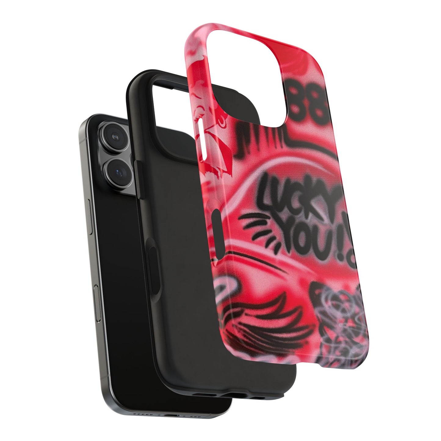 "LUCKY YOU! PT. 2" airbrush iPhone case