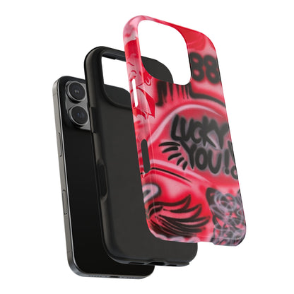 "LUCKY YOU! PT. 2" airbrush iPhone case