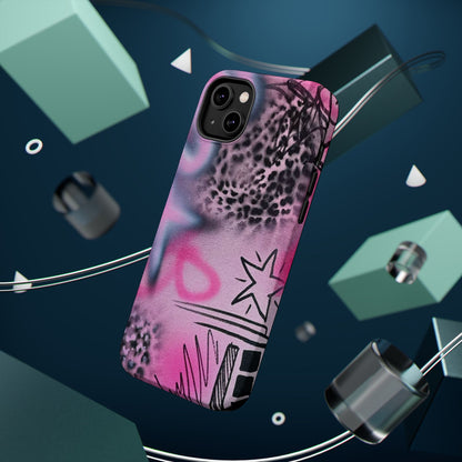 MagSafe "onyx cheetah" Airbrush iPhone Hülle
