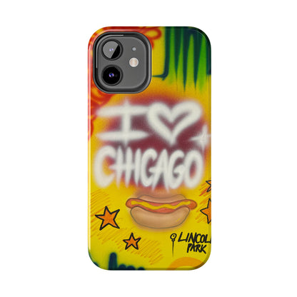 "chicago" airbrush iPhone case