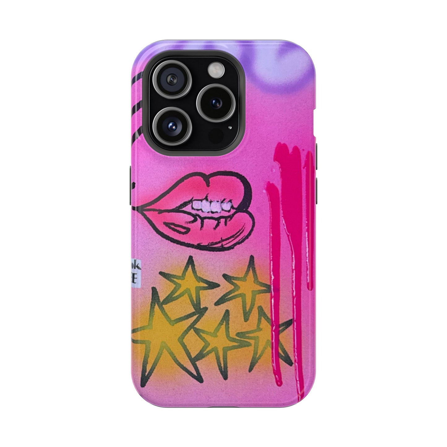 MagSafe "star drip" airbrush iPhone case