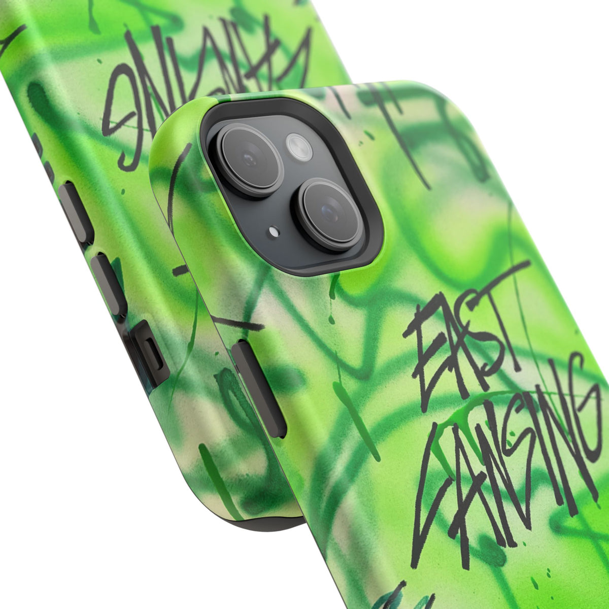 MagSafe "east lansing, mi" airbrush iPhone case
