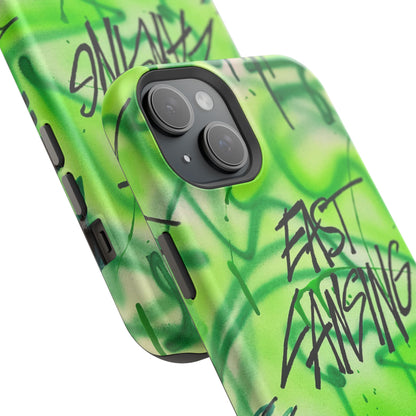 MagSafe "east lansing, mi" airbrush iPhone case