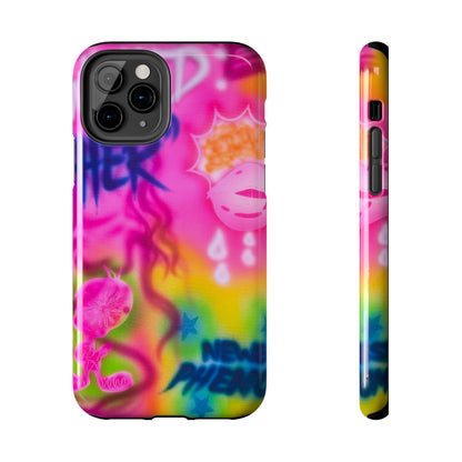 "wanted" airbrush iPhone case