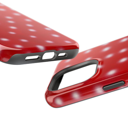 MagSafe "cherry crush polka dot" airbrush iPhone case