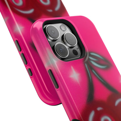 MagSafe "cherry 8ball" airbrush iPhone case