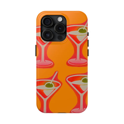 "shaken, not stirred” airbrush iPhone case