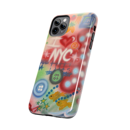 "i <3 NYC" airbrush iPhone case