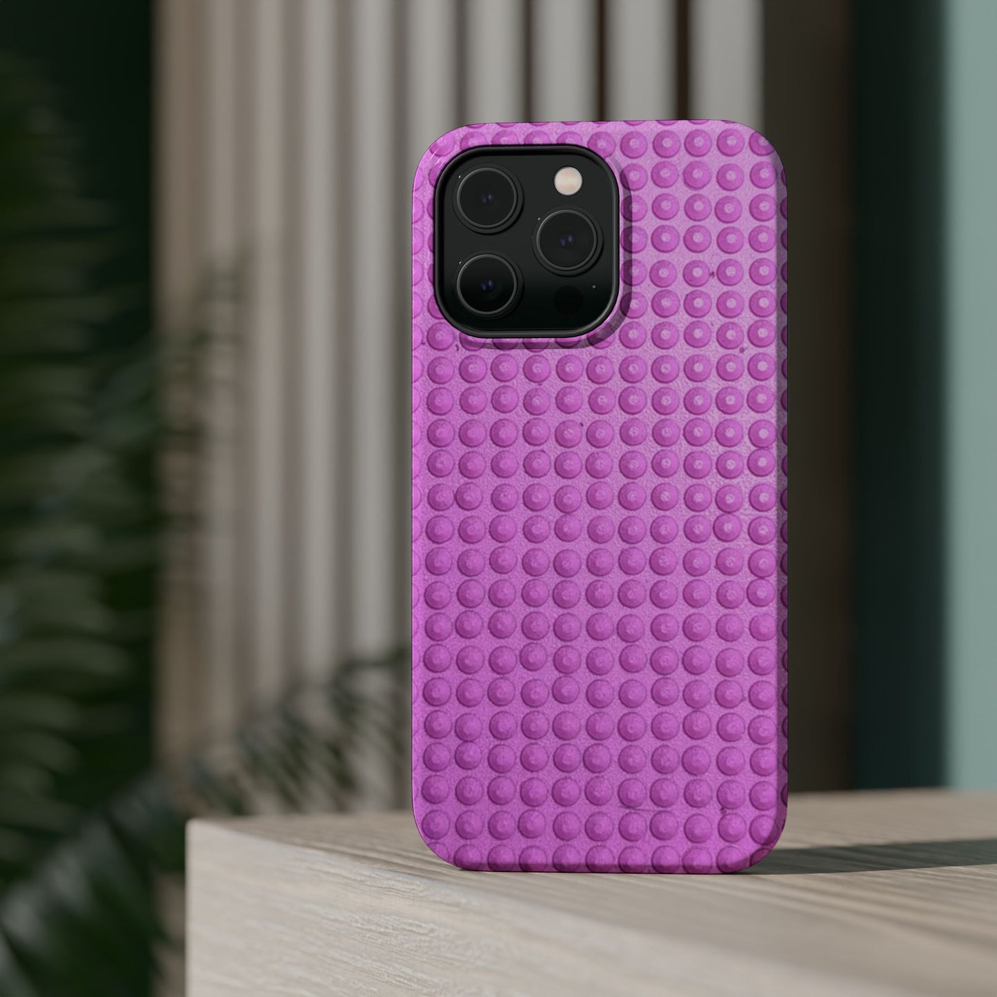 MagSafe "pink studs" airbrush iPhone case