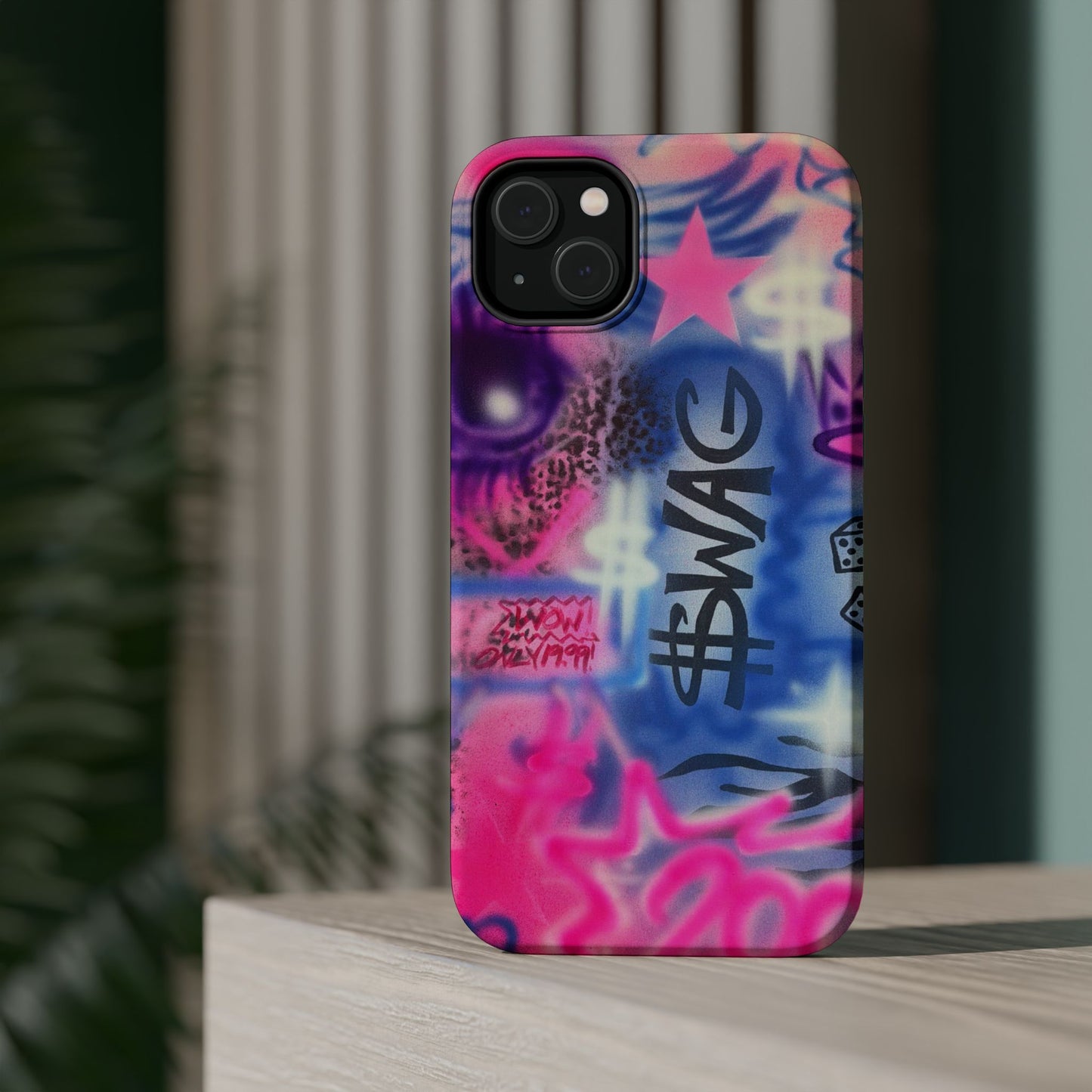 MagSafe "$wag" airbrush iPhone case