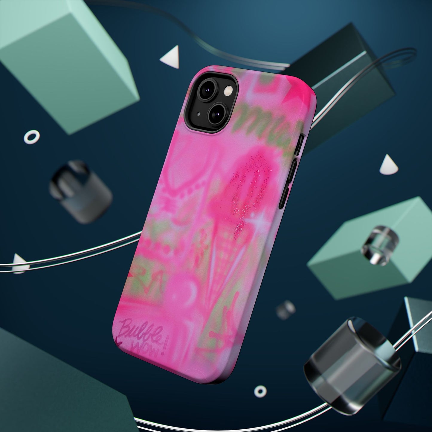 MagSafe "miami matcha" airbrush iPhone case