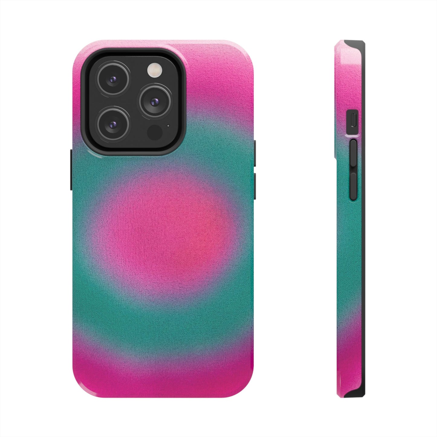 "watermelon swirl" aura airbrush iPhone case