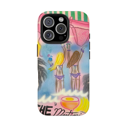 "kinis & tinis" airbrush iPhone case