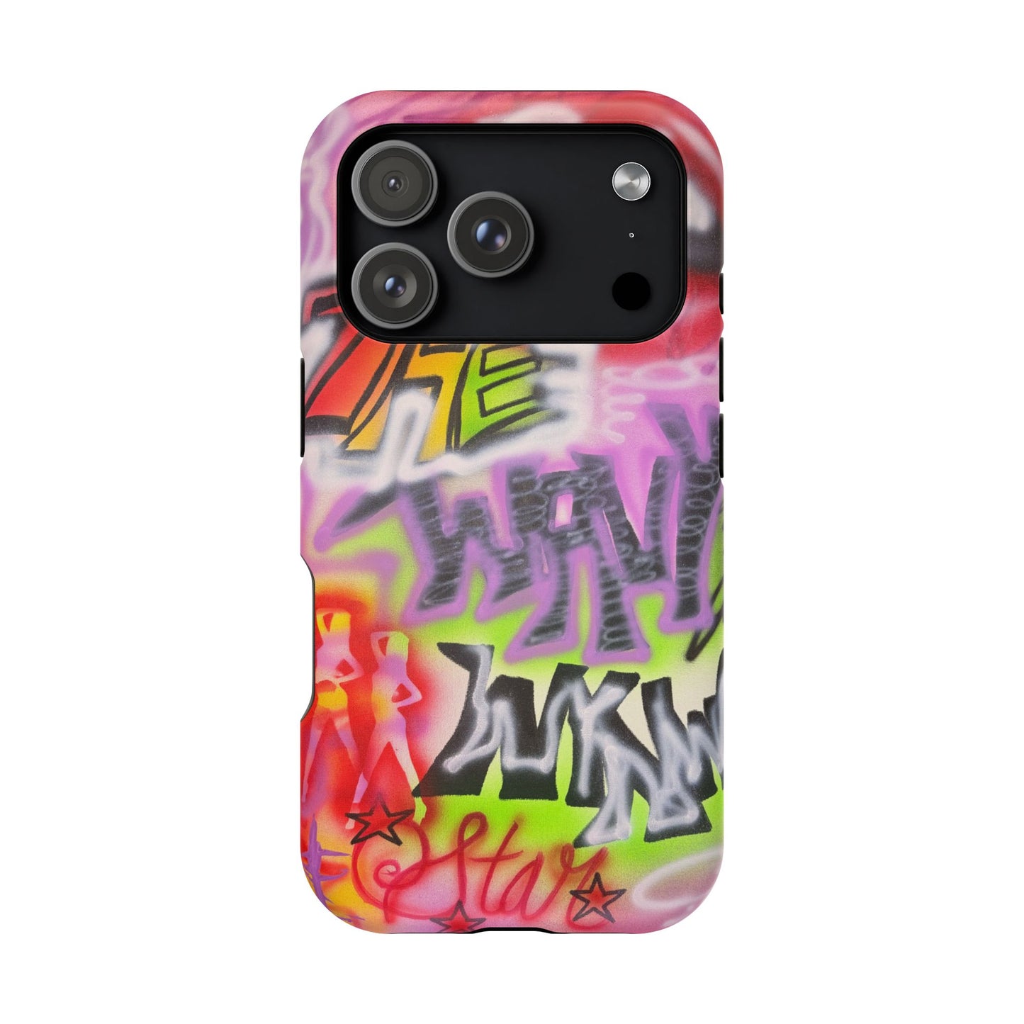 MagSafe "wynwood gold" airbrush iPhone case