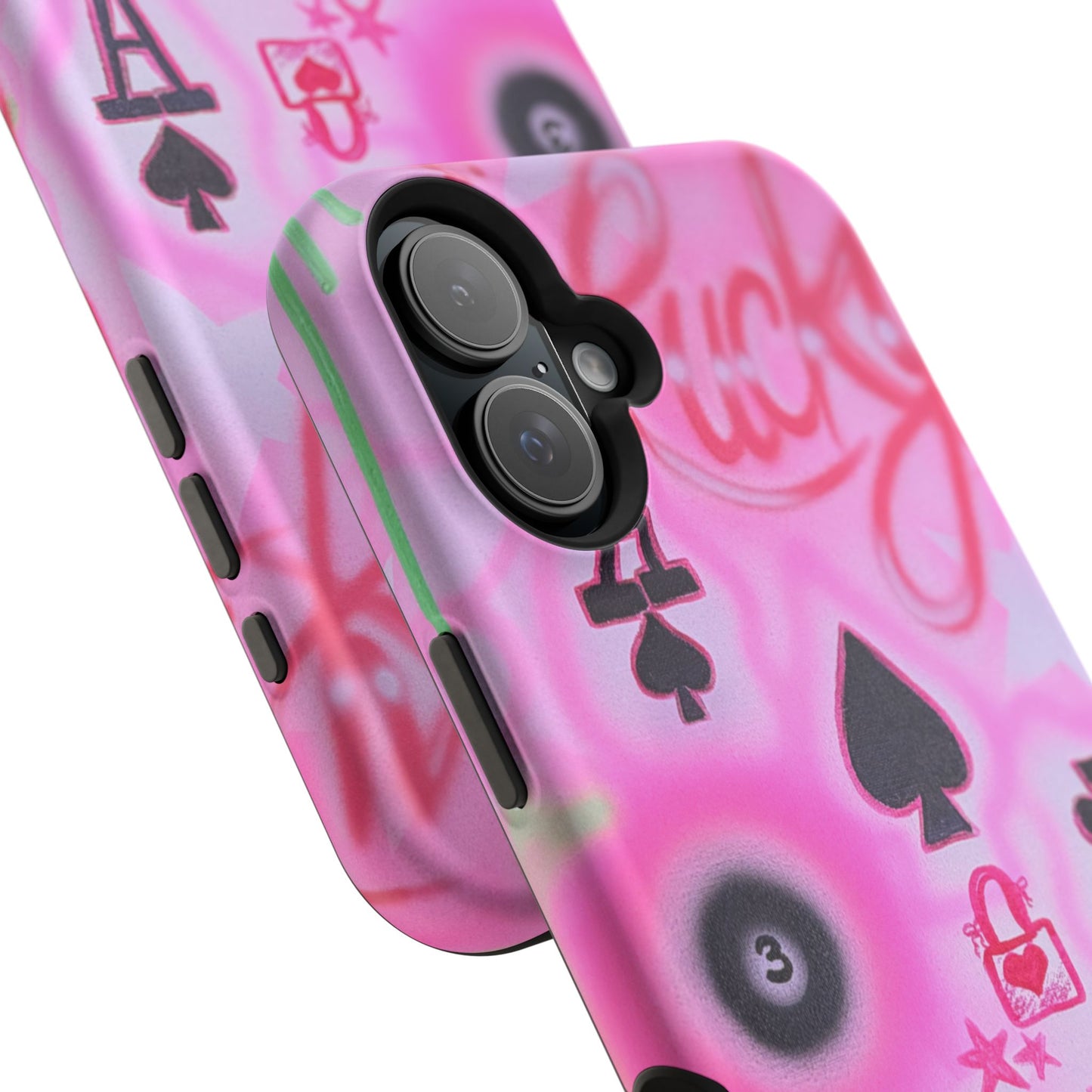 MagSafe "lucky ace" airbrush iPhone case