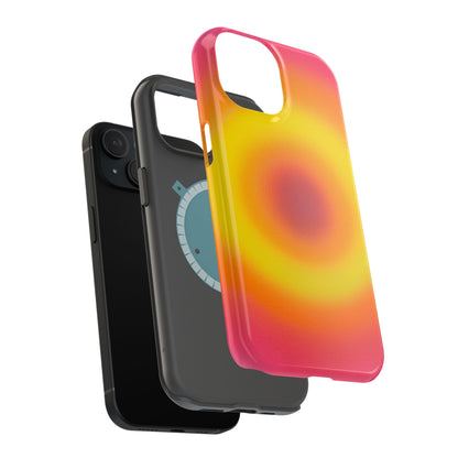 MagSafe "Pink Lemonade Aura" Airbrush iPhone Case
