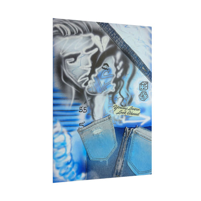 early access airbrush rolled print