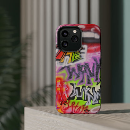 MagSafe "wynwood gold" airbrush iPhone case