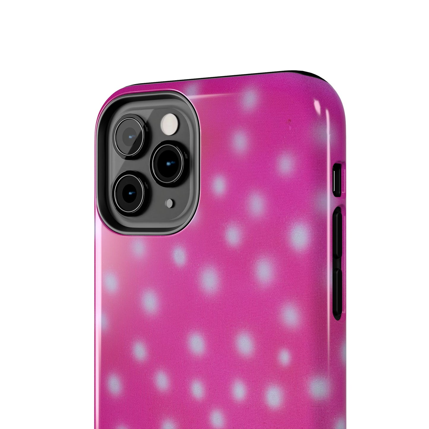 "bubblegum polka dot" airbrush iPhone case