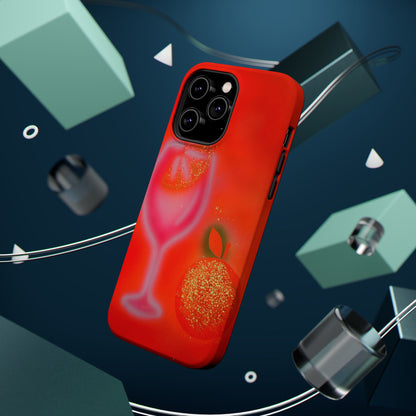 MagSafe "aperol spritz" airbrush iPhone case