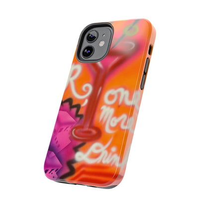 "one more drink!" airbrush iPhone case