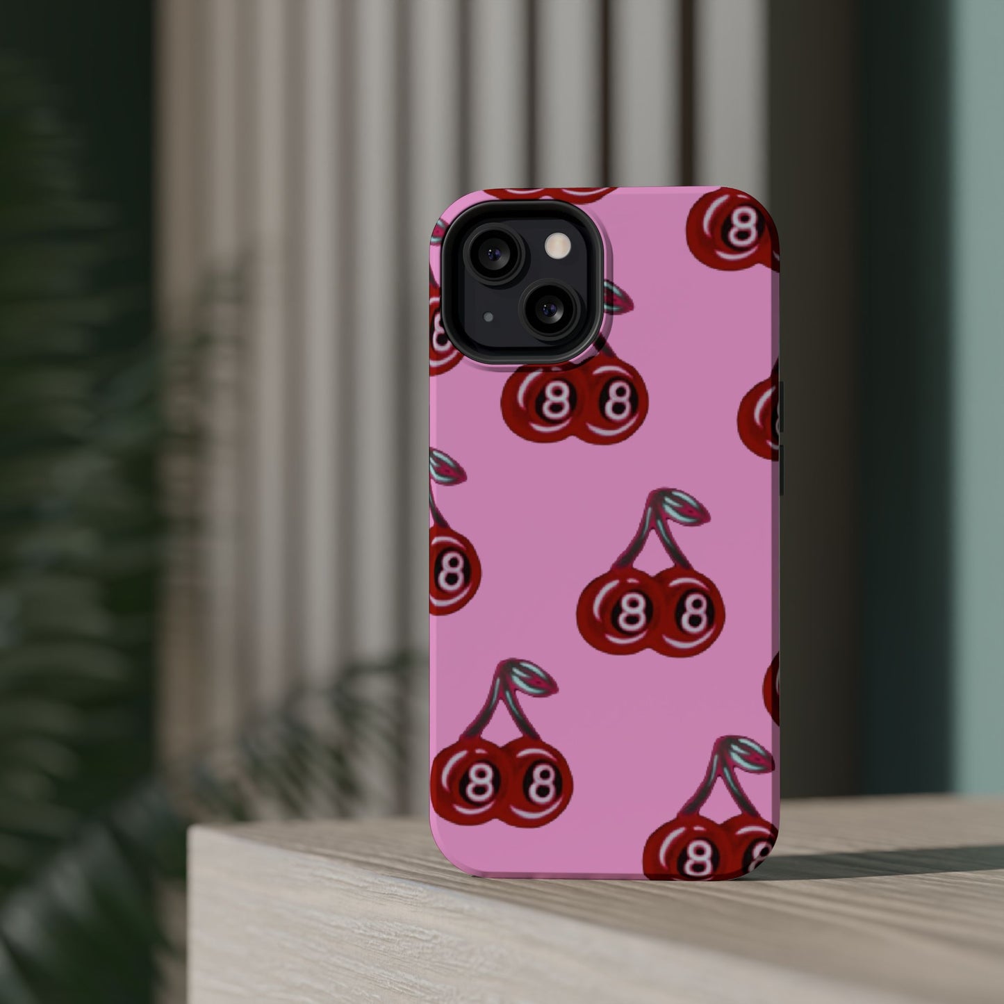 MagSafe "cami cherry pink" Airbrush iPhone Hülle