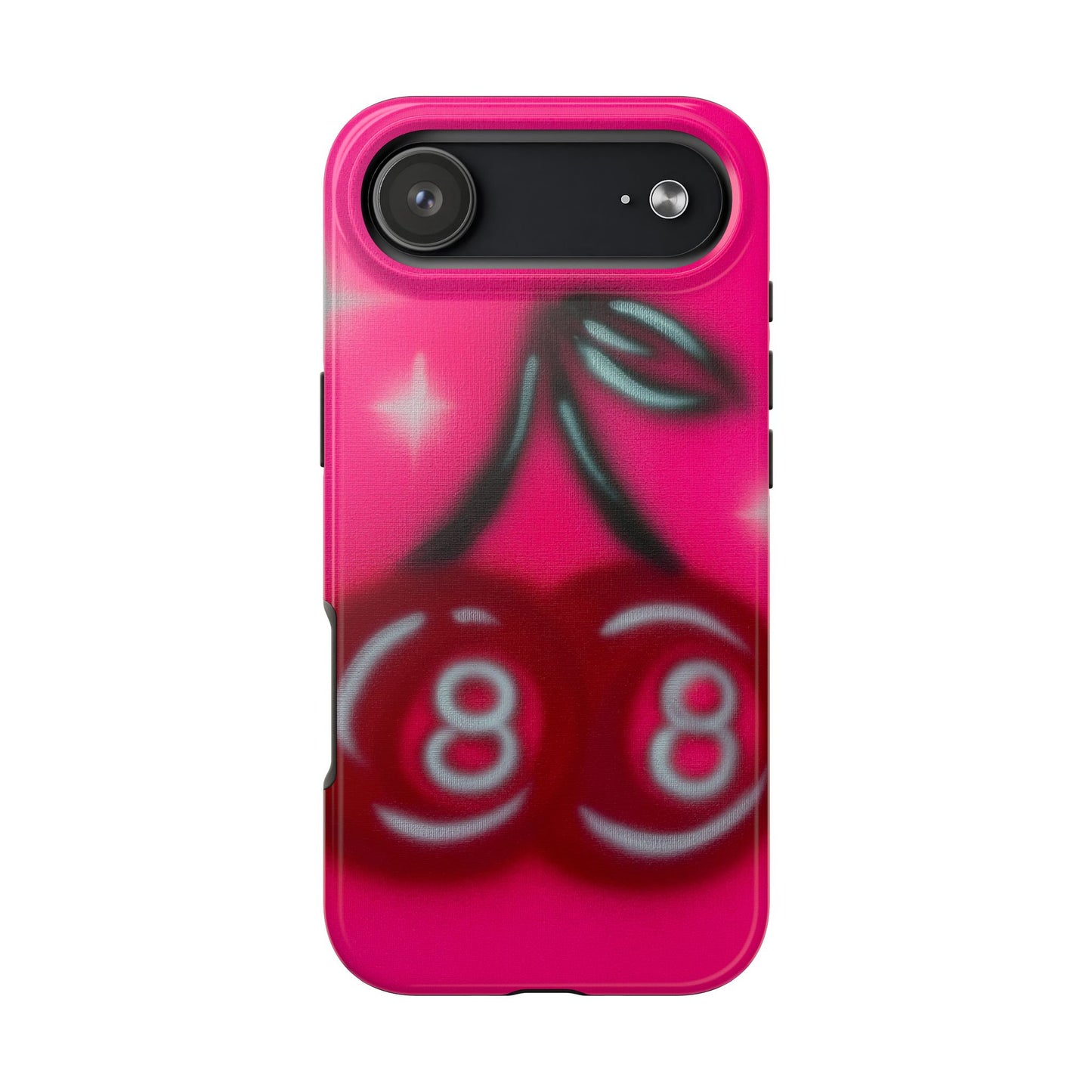"cherry 8ball" airbrush iPhone case