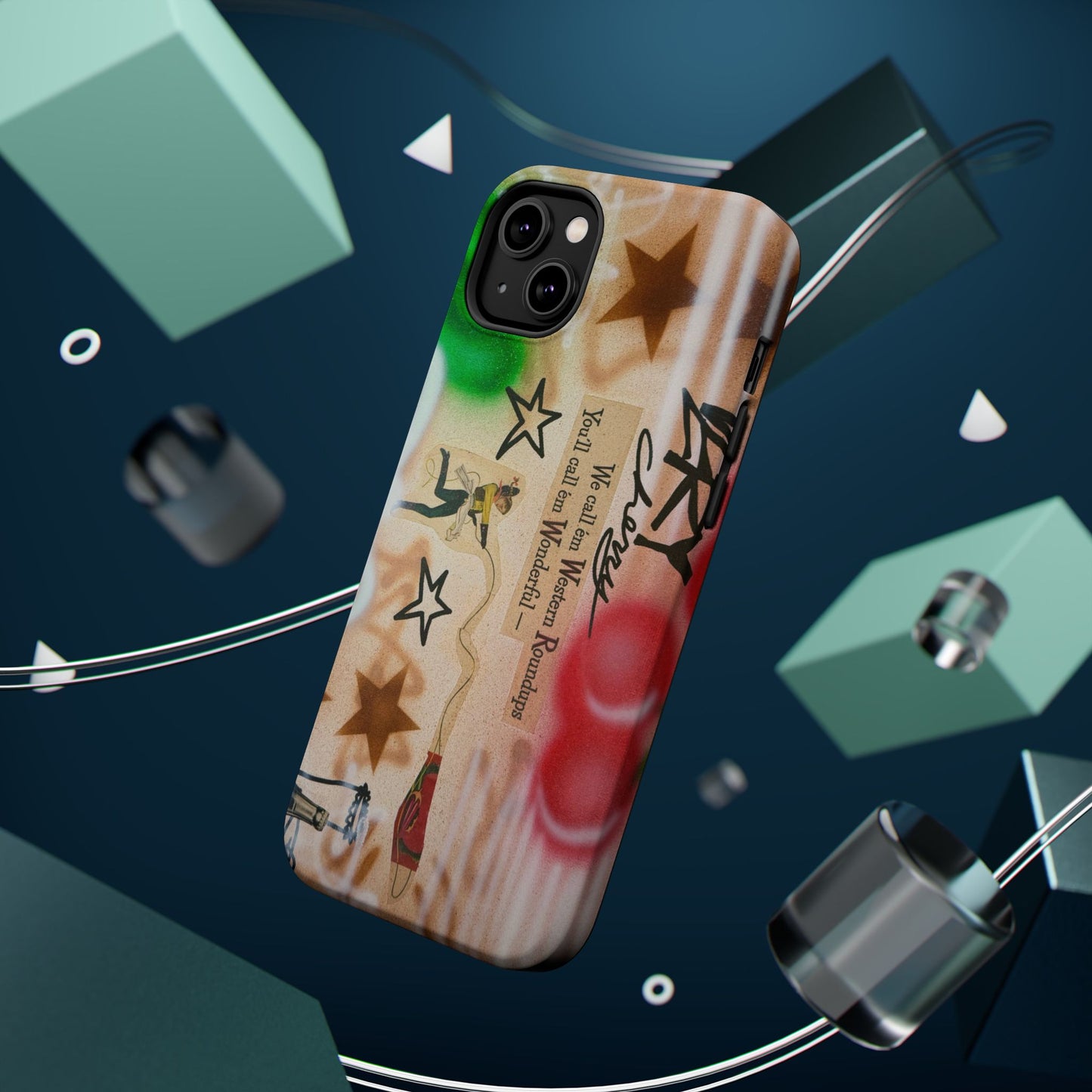 MagSafe "very cherry" airbrush iPhone case