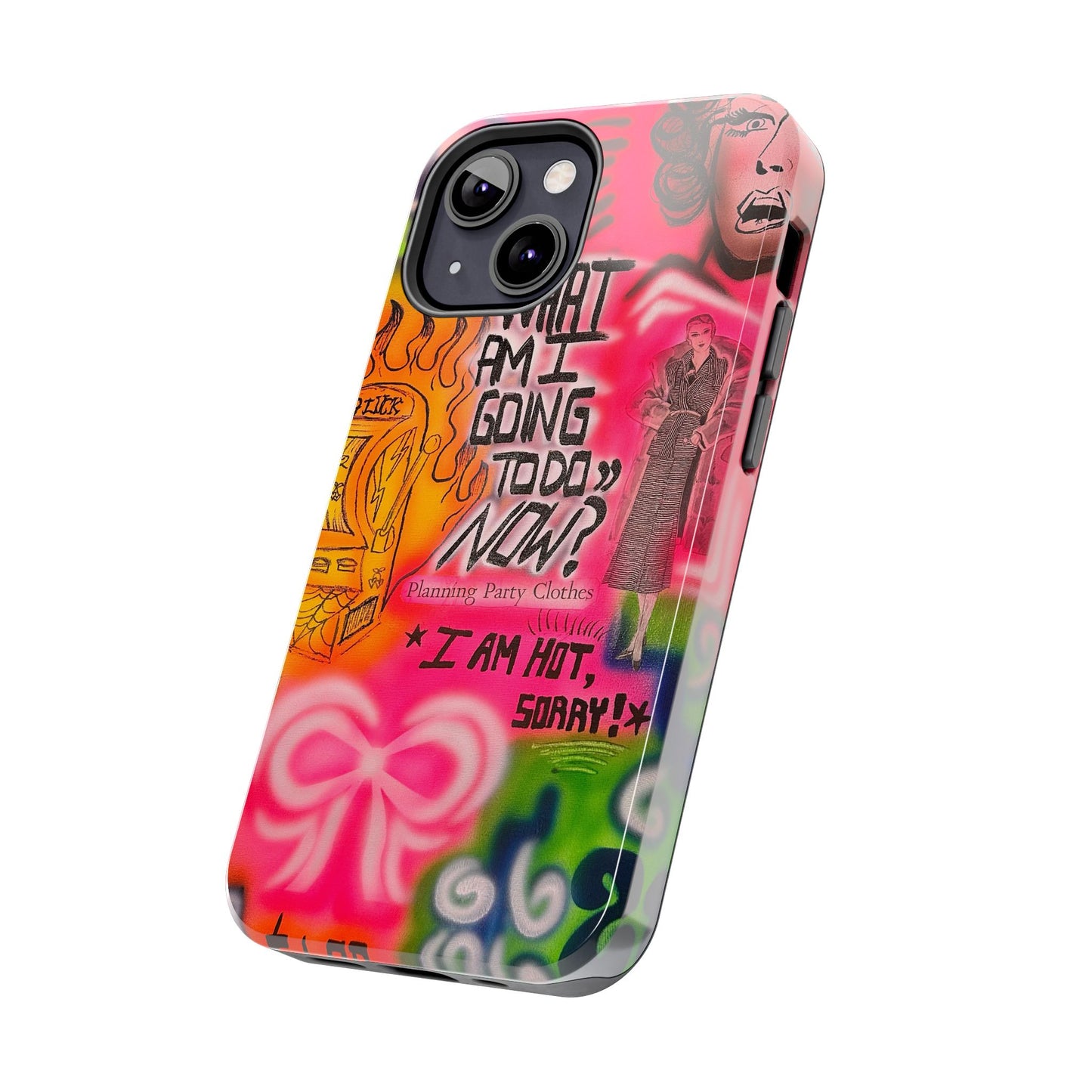 "out of luck" airbrush iPhone case