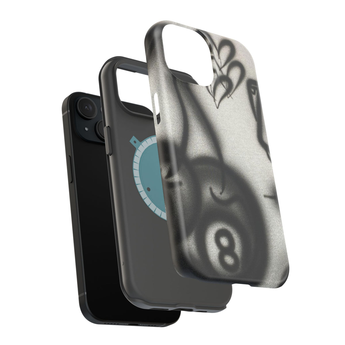 MagSafe "Hidden Ace" Airbrush iPhone Hülle