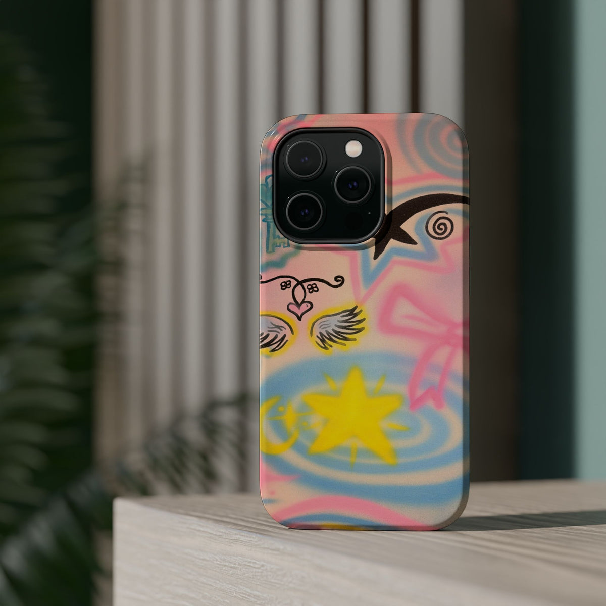 MagSafe "star energy" airbrush iPhone case
