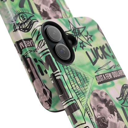 "lust over luck" airbrush iPhone case