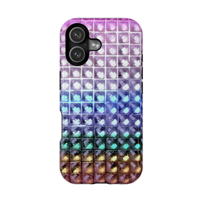 MagSafe "multicolor studs" airbrush iPhone case
