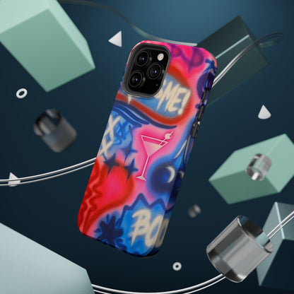 MagSafe "kiss me pt. 2" Airbrush iPhone Hülle