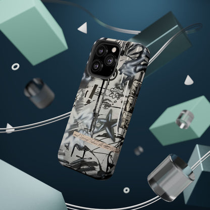 MagSafe "monochrome mood" airbrush iPhone case