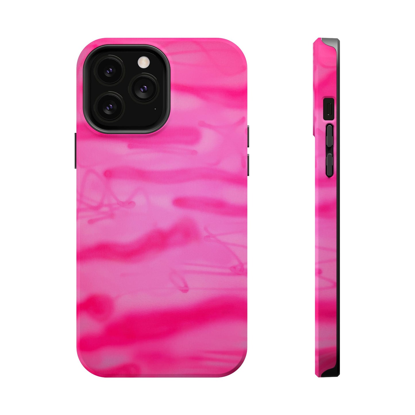 MagSafe "pink camo" airbrush iPhone case