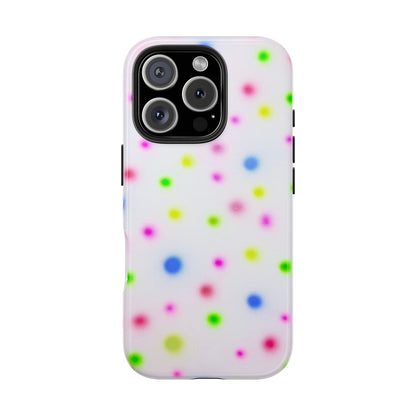 "birthday cake polka dot" airbrush iPhone case