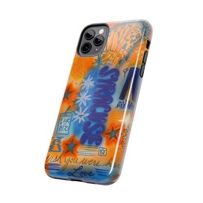 "syracuse" airbrush iPhone case