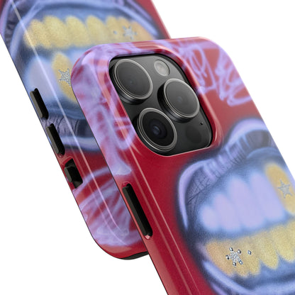 "tooth drip" airbrush iPhone case