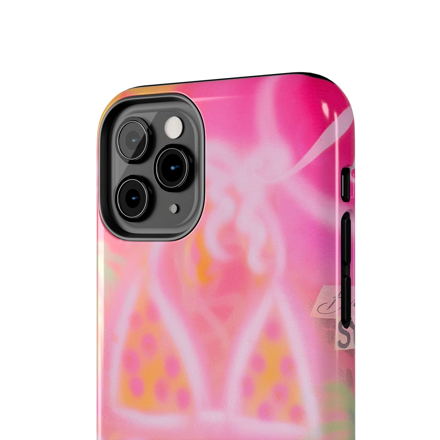 "yellow polka dot bikini" airbrush iPhone case