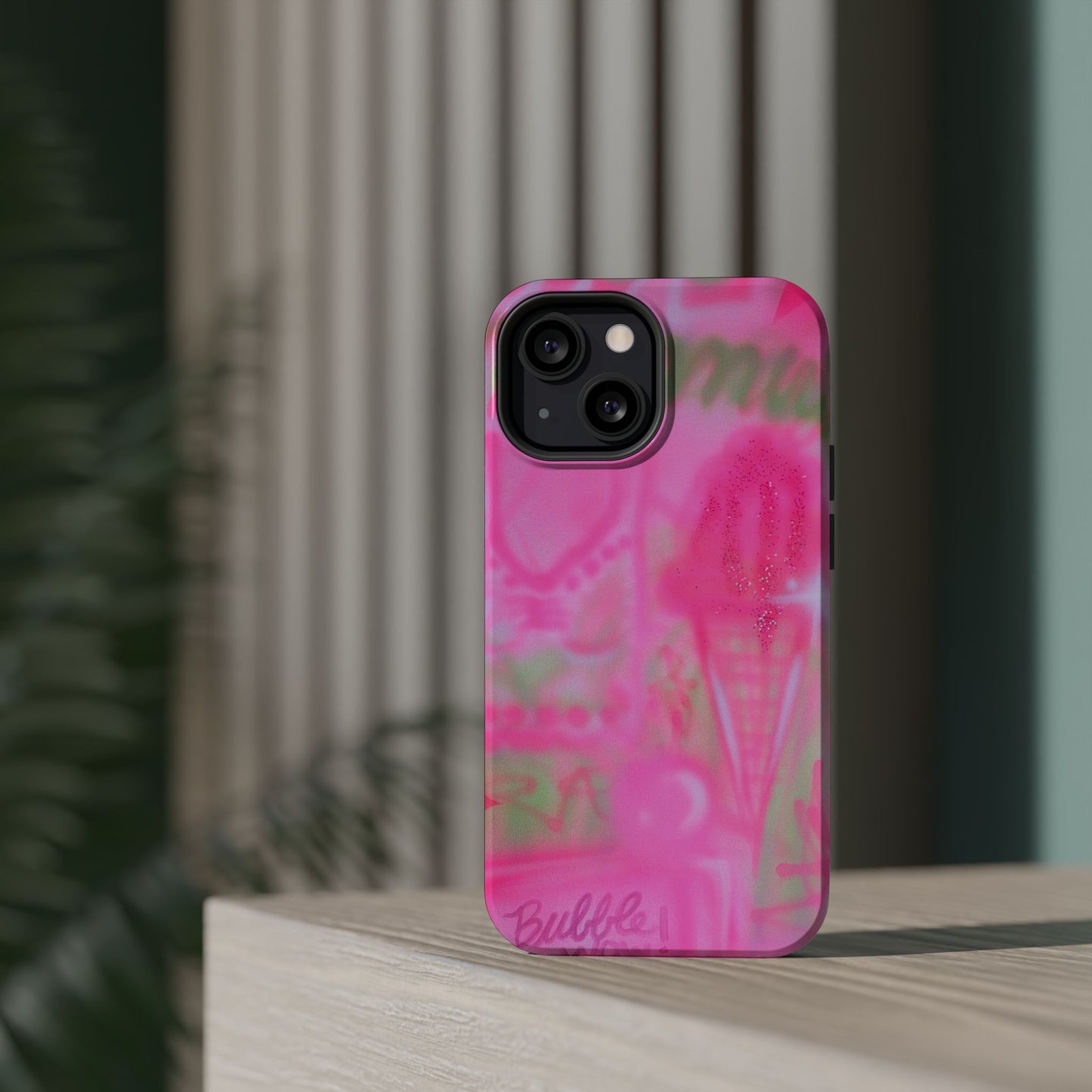 MagSafe "miami matcha" airbrush iPhone case