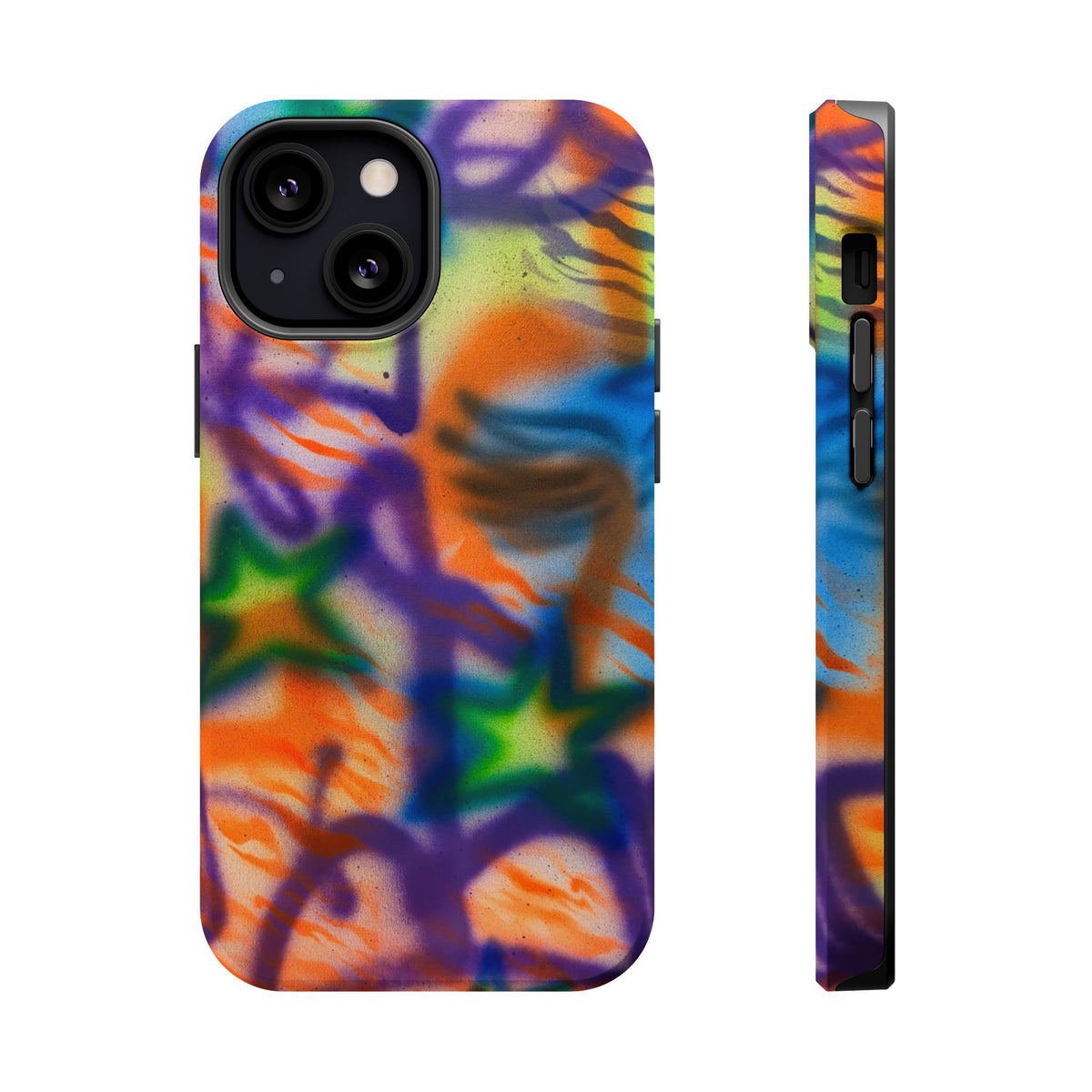 MagSafe "streetwear angel" airbrush iPhone case