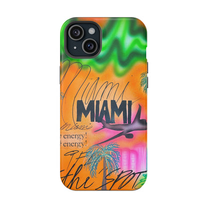 MagSafe "miami, fl" Airbrush iPhone Hülle