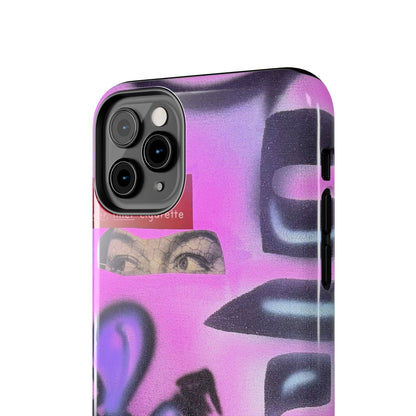 "Lila Prinzessin" Airbrush iPhone Hülle