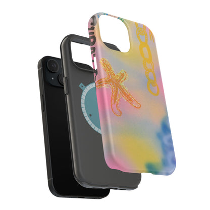 MagSafe "sweet starfish" airbrush iPhone case